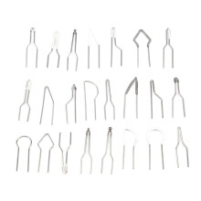 23Pcs Metal High Impedance Accessories Wood Burning Portable Heating Wire Replacement Carving Pyrographic Tip Kit