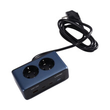 LDNIO Fast Charger Power Strip 2M Electric Extension Power Cord 45W Type C Charging Station 2500W EU