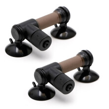 2X Poisson Reservoir Plastique Aquarium CO2 Diffuseur Tessellator Atomiseur Double Ventouse