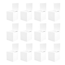 12 St Sweepstakes Valurna Valurna DonationslåDa för Insamling, Kartong med Fack, 6 X 6 X 6 Tum