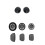 2pcs Acoustics Silicone Eartips for Buds 3Pro,Ear Plug Stay Put Design Earplug white small 2