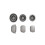 2pcs Acoustics Silicone Eartips for Buds 3Pro,Ear Plug Stay Put Design Earplug white small 4