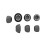2pcs Acoustics Silicone Eartips for Buds 3Pro,Ear Plug Stay Put Design Earplug white small 3