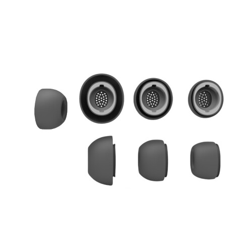 2pcs Acoustics Silicone Eartips for Buds 3Pro,Ear Plug Stay Put Design Earplug white small 2