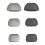 2pcs Acoustics Silicone Eartips for Buds 3Pro,Ear Plug Stay Put Design Earplug white small 6