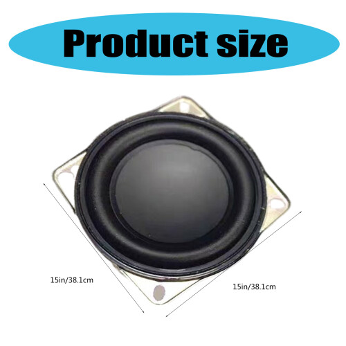 Magnetic Speaker 10W 4Ohm 38mm Round Shape Replacement Loudspeaker Full Ranges 2