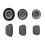 2pcs Acoustics Silicone Eartips for Buds 3Pro,Ear Plug Stay Put Design Earplug white small 9