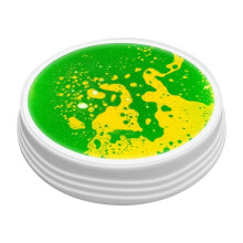 Regenbogen-Bodenmatte mit LED-Beleuchtung, Balancestein, Sensorisches Integrationstraining, Spielzeug, Wassermatte für Kinder, Gelbgrün
