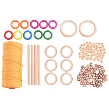 Macrame Plant Hanger Kits for Beginners Crafts Kits for Adults Art Supplies & Materials 3mm Macrame Cord Hanging Kits