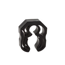 Boucle de Fixation Rapide pour Tuyaux de Plongée de 10 à 16 mm, pour une Installation de Plongée Pratique - Noir