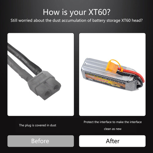 XT60 Connector Insulation Caps to Avoid Accidental Shorts XT60 Connector Covers RE