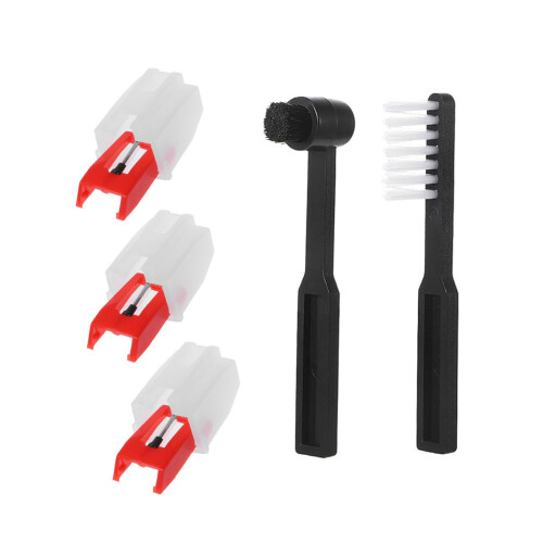 Durability Record Player Needle Turntable Needle+Brush Fit Most Turntables 2