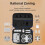 Lightweight Drones Storage Bag for Drones, Nylon Case with Compartments Black 3