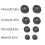 Ear Tip for LIVE BUDS 3/Beam 3 Earphone Replace Earbuds Ear Caps Earplug Eartip Silver 3
