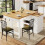 (White, MDF) 2-Drawer Sideboard with Snack Rack 5