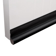 1PC Black Door Bottom Seal Strip Soundproof Insulation Wind Under Door Draft Stopper Blocker Weather Strip for Interior Exterior