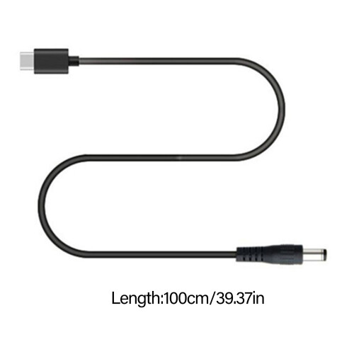 USB C to DC5521 5.5x2 Adapter Cable with 8 Interchangeable Tips for PD5 20V adjustable c 2