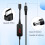 USB C to DC5521 5.5x2 Adapter Cable with 8 Interchangeable Tips for PD5 20V adjustable c 8