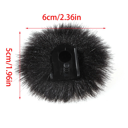 Windscreen Furry Windscreen Mic Cover Microphone Cover Muff Windscreen Cover 2