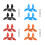 4Pcs Replacement Drones Propeller Lightweight Handheld Flight Camera Propeller Orange 2
