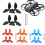 4Pcs Replacement Drones Propeller Lightweight Handheld Flight Camera Propeller Orange 3