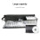 Media Storage Case Clear PVC Zippered Disc Storage Bag with Handle for Game 5