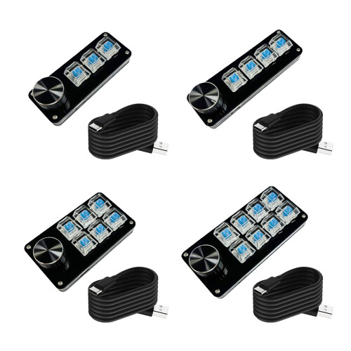 Innovative Macro Keypad Programmable Macro Keyboards for Gaming and Editing 8 keys 1