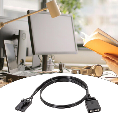 4Pin to 3Pin Conversion Cable for Lighting HUBs Customs PC Lighting Setups 1