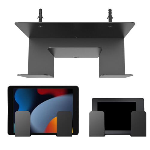Wall Mount Stand 2 Layer Metal Wall Shelf for Laptops and Tablets 1