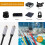 3.5mm to TRRS Stereo Bare Wire Open End Cable for Auditory Repair Projects 4