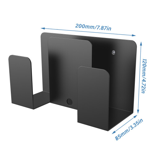 Wall Mount Stand 2 Layer Metal Wall Shelf for Laptops and Tablets 2