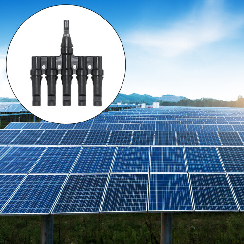 Solar Panel Branch Connectors T Shaped Splitter Coupler for Parallel Connection 2