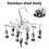 Darkroom Film Negative Drying Frame Foldable Hanger Windproof Hanging Rack 6
