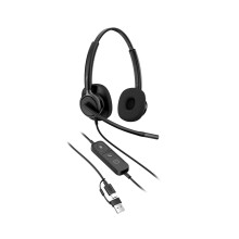 HP Poly Mission 425 Dual Ear USB Wired Headset