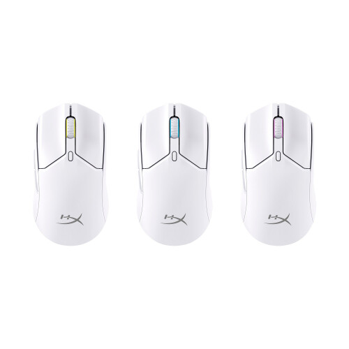 HP HyperX Pulsefire Haste 2 Mini Wireless Gaming Mouse (White) - For Gamers With