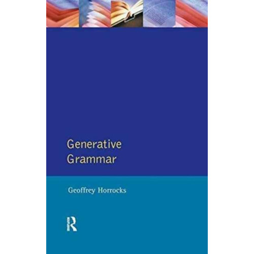 Generative Grammar by Geoffrey Horrocks Hardcover Book
