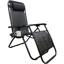 Zero Gravity Chair Recliner Outdoor Chair Reclining Garden Sun Lounger Portable