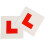 2 x FULLY MAGNETIC L PLATES SECURE Quick Easy To Fix Learner Sign Legal Size 1