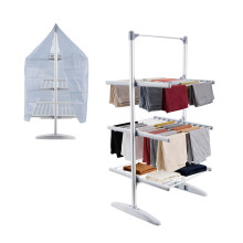 Electric Heated Airer XL SIZE 3 TIER with Free Cover Low Energy Clothes Dryer