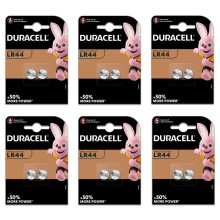 12 x Duracell LR44 1.5V Alkaline Button Cell Batteries LR 44 A76 AG13 357