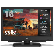 Cello CTrav16TZ 16 inch 12v 24v Smart Caravan TV 1080P WiFi Freeview & FreeSat