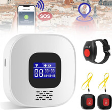 Smart Wireless SOS Pager System Caregiver Call Button Emergency Alert Watch