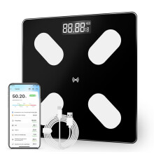 Bluetooth Weighing Scale With App Connection Body Fat BMI Weight Analyzer Scales