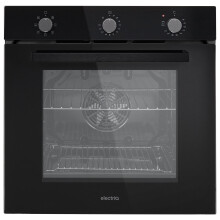 electriQ Electric Fan Assisted Oven - Black EQOVENM2BLK