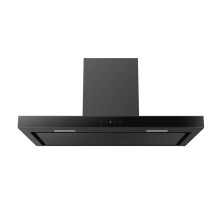 electriQ 90cm Slimline Cooker Hood with Touch Controls and Hig EIQSLIM90LEDMAXBK