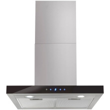 electriQ 60cm Touch Control Slimline Chimney Hood - Stainless Ste eiq60touchslim
