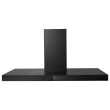 electriQ 90cm Slimline Touch Control Cooker Hood - Black EIQ90TOUCHSLIMBK