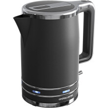 Electric Kettle Black Fast Boil Cordless Jug Lumiglo 3000W Andrew James UK