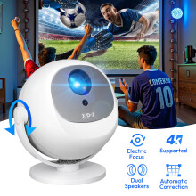 XGODY Smart 4K Projector Android 14.0 Portable WiFi Bluetooth HDMI 12000 Lumen