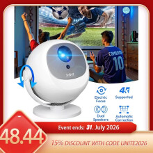 XGODY 4K Smart Projector Autofocus WiFi Video Home Theater Android 14 USB/HDMI